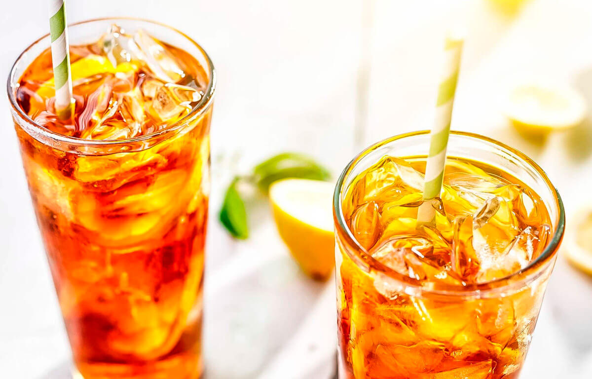 Ice tea készítése